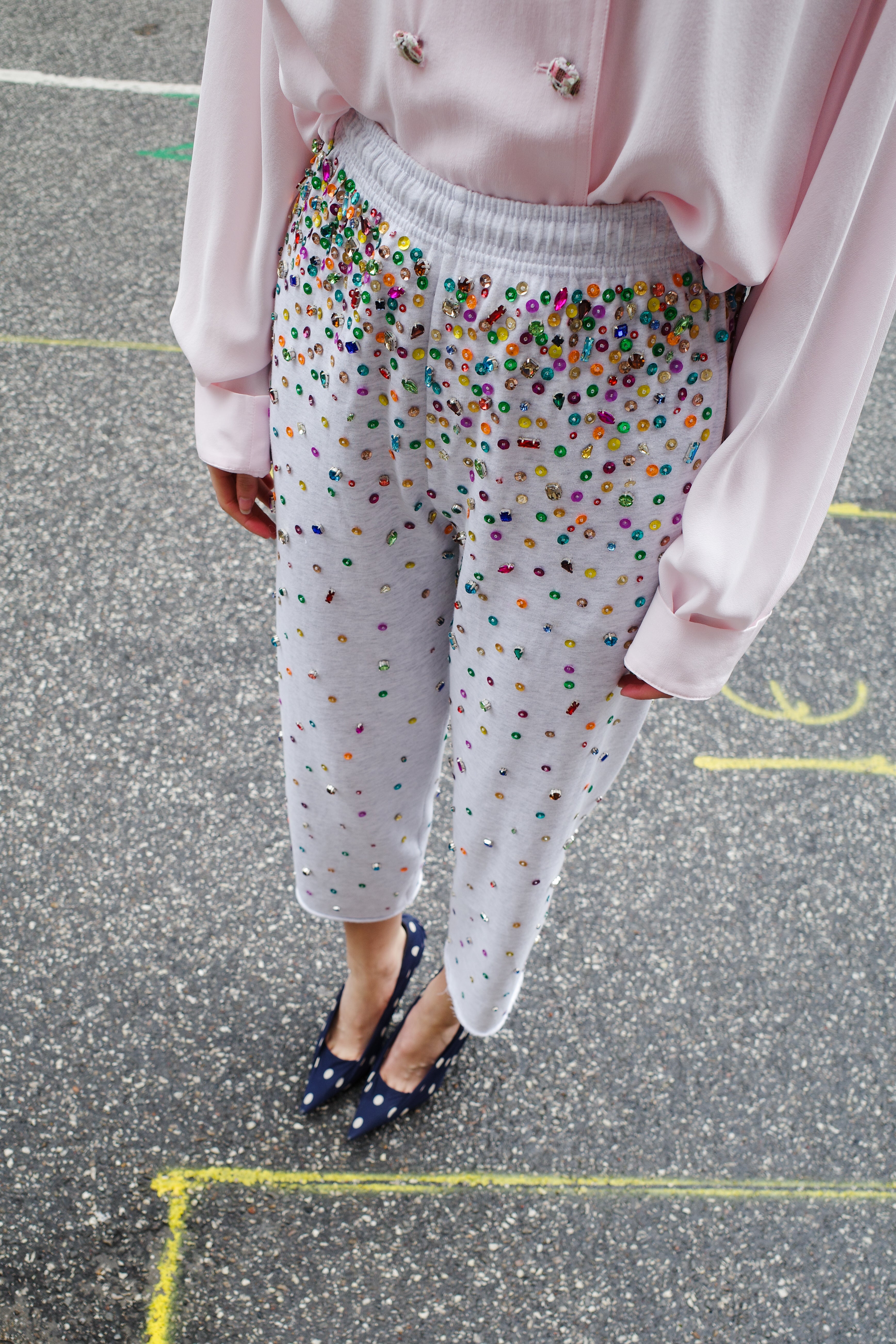 Sweat Pants - Rainbow Diamonds