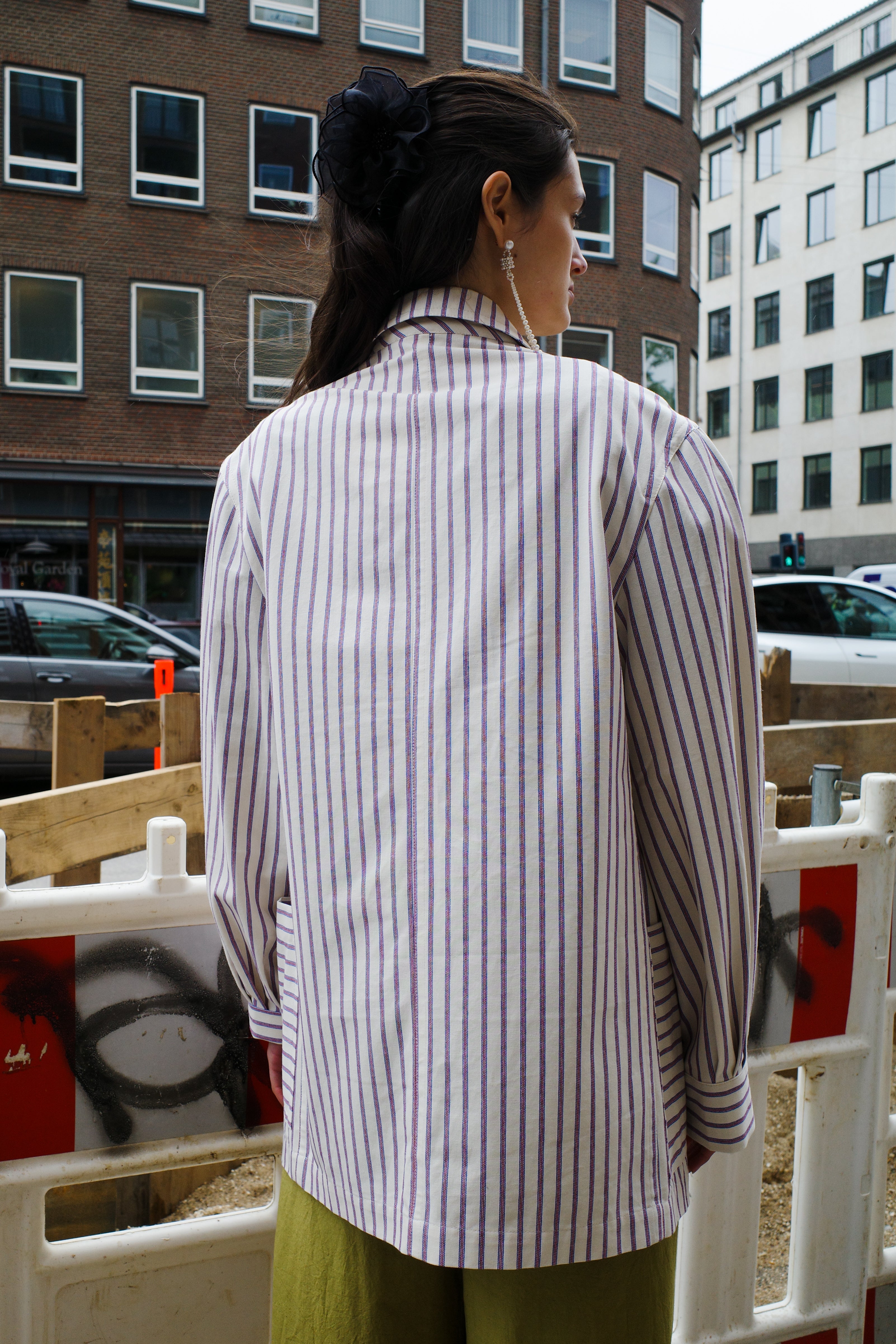 Frederik Jacket - Striped canvas