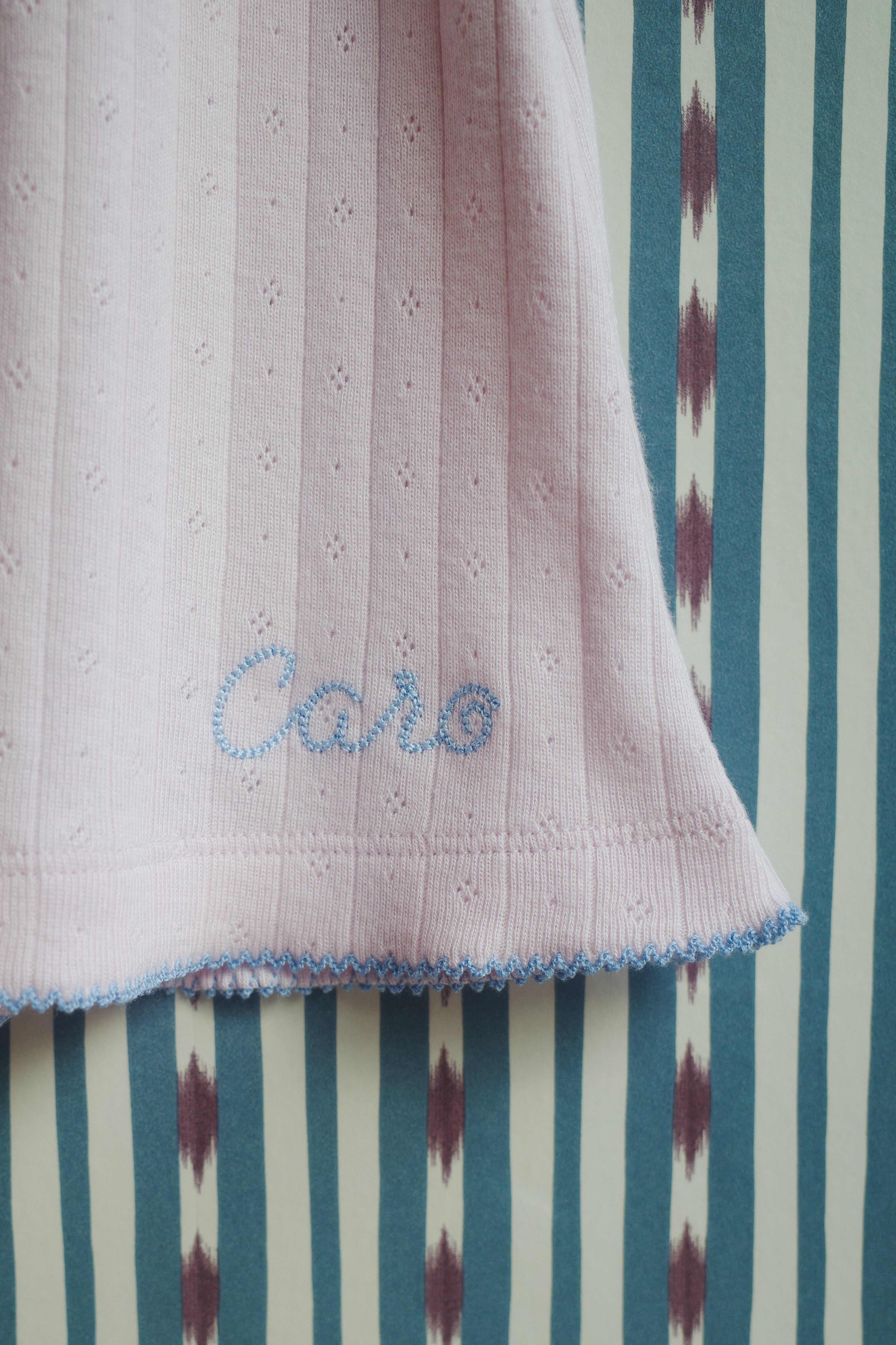 Caro Jersey Skirt - Pale Pink