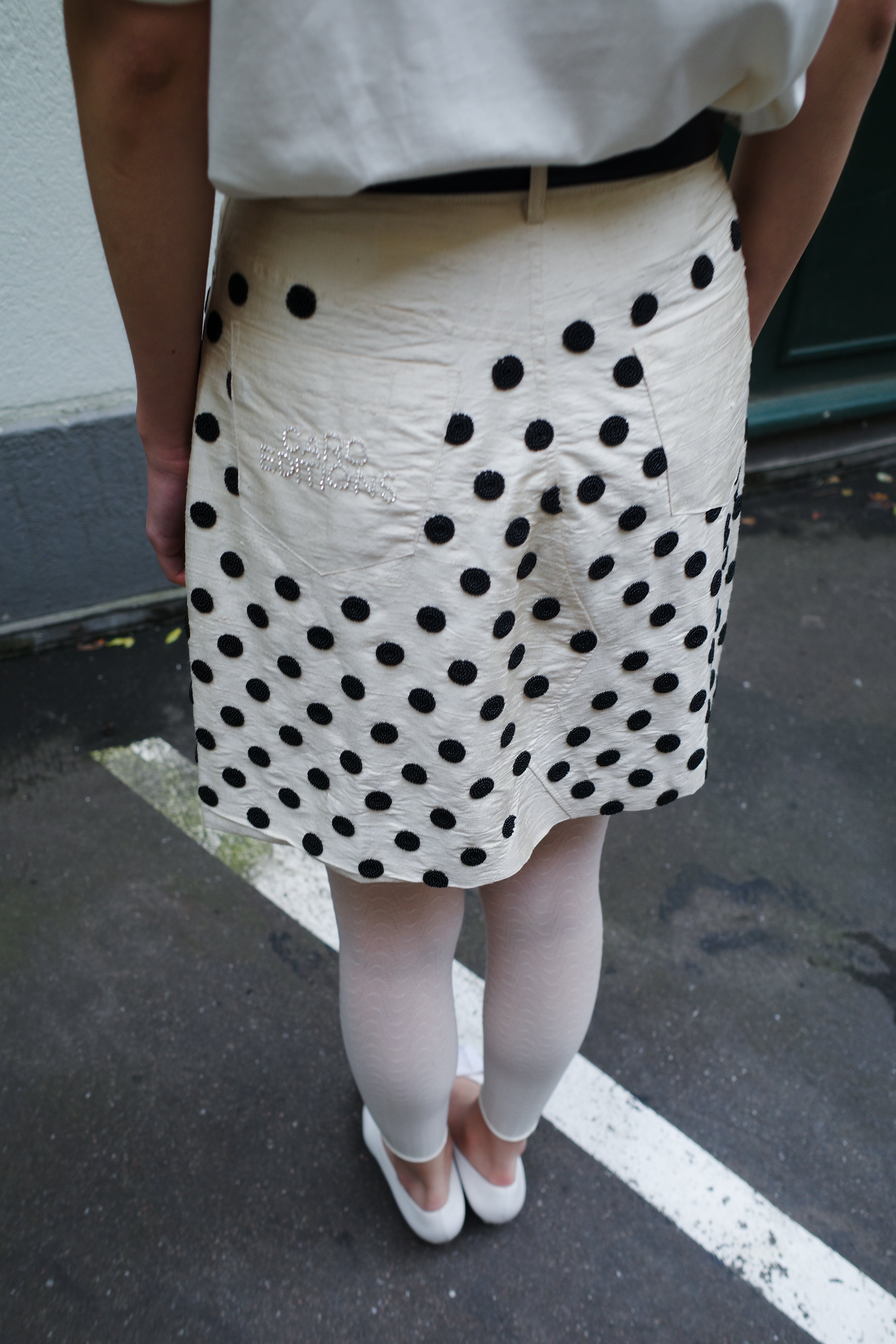 NUNU SKIRT SILK WHITE