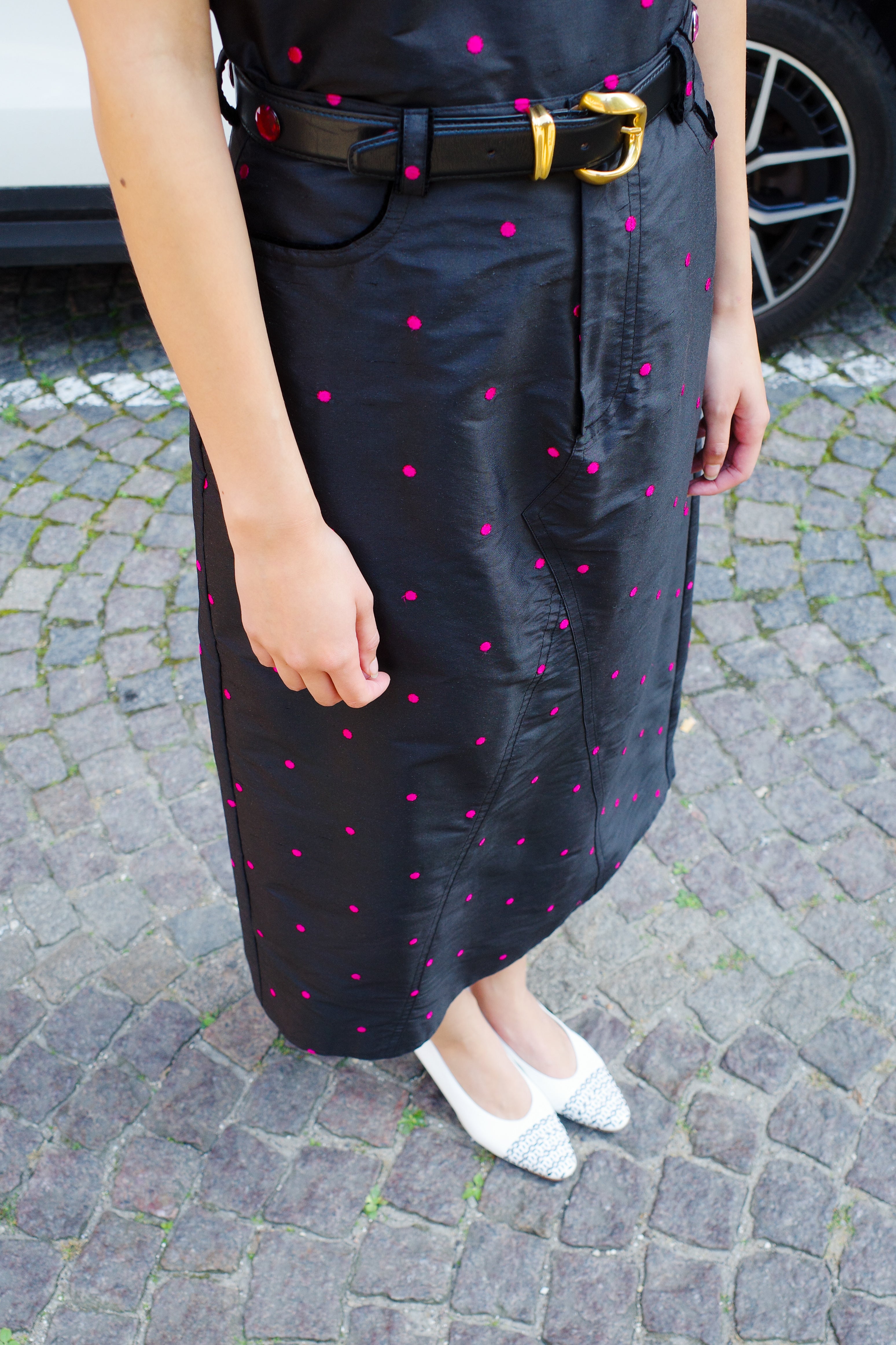 Nunu long skirt silk