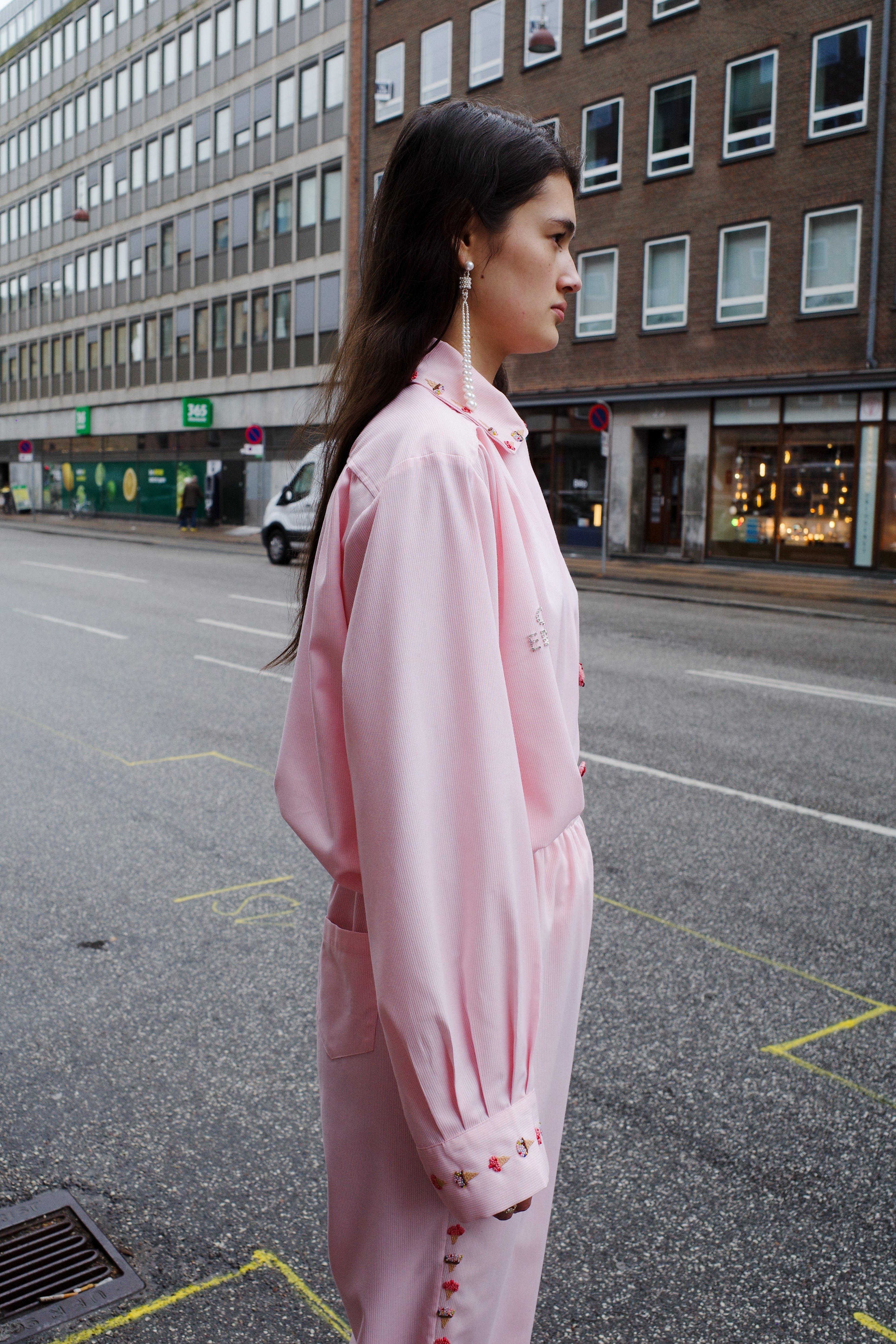 Bonsai Shirt - Pale Pink