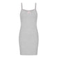 Caro Slip Dress - Grey melange