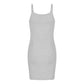 Caro Slip Dress - Grey melange