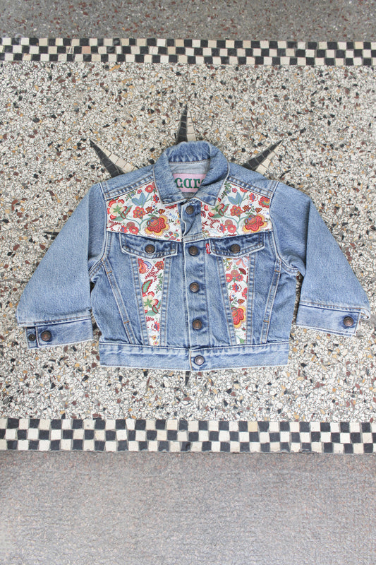 Kids Upcycled Denim Jacket - Liberty