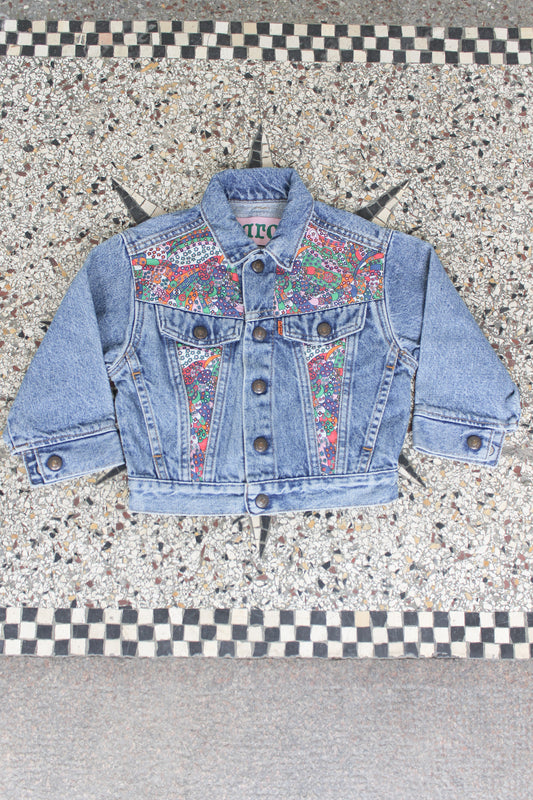 Kids Upcycled Denim Jacket - Liberty