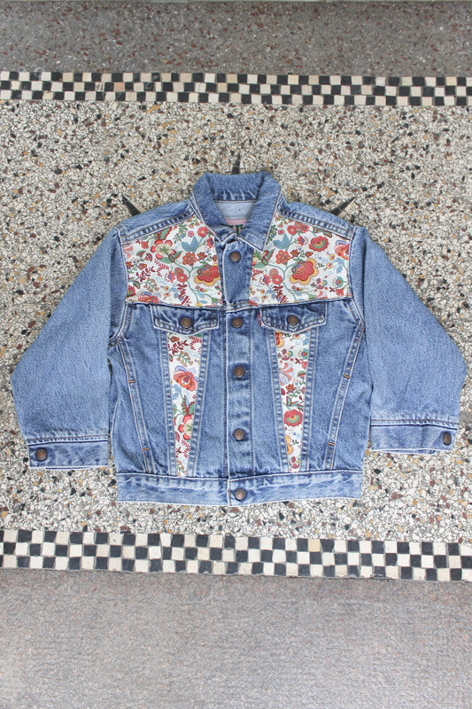 Kids Upcycled Denim Jacket - Liberty