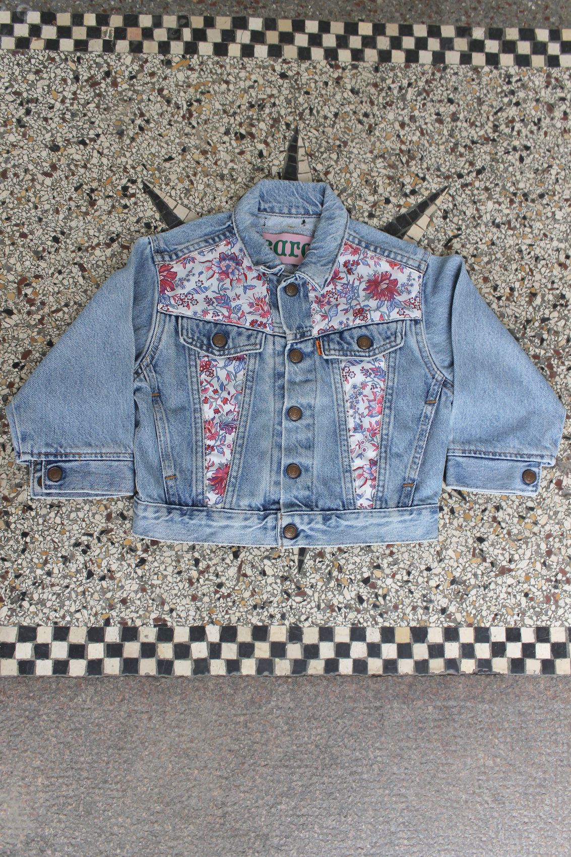 Kids Upcycled Denim Jacket - Liberty