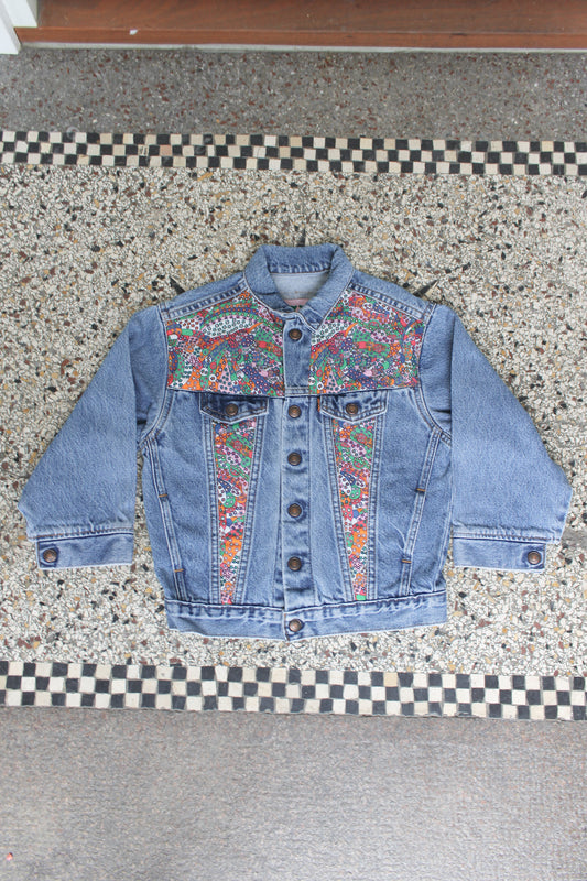 Kids Upcycled Denim Jacket - Liberty