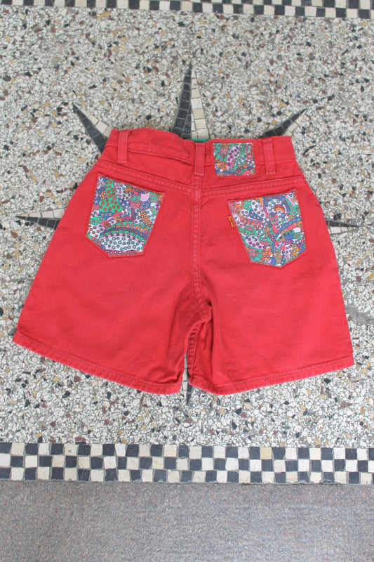 Kids Upcycled Denim Shorts - Liberty