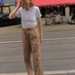 The Hannah Pants are loose-fitted cotton poplin pants. The pants feature back pockets and cargo details on the side.  Style them with the matching Hannah Pants or a classic t-shirt.  Also available in Bottle Green, Navy, Pink, Navy Flower and White Flower.  Material: 100% cotton.  The model is 175cm (5'9") and is wearing a size S.