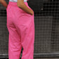The Hannah Pants are loose-fitted cotton poplin pants. The pants feature back pockets and cargo details on the side.  Style them with the matching Hannah Pants or a classic t-shirt.  Also available in Bottle Green, Navy, Kahki, Navy Flower and White Flower.  Material: 100% cotton.  The model is 175cm (5'9") and is wearing a size S.