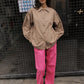 The Hannah Pants are loose-fitted cotton poplin pants. The pants feature back pockets and cargo details on the side.  Style them with the matching Hannah Pants or a classic t-shirt.  Also available in Bottle Green, Navy, Kahki, Navy Flower and White Flower.  Material: 100% cotton.  The model is 175cm (5'9") and is wearing a size S.
