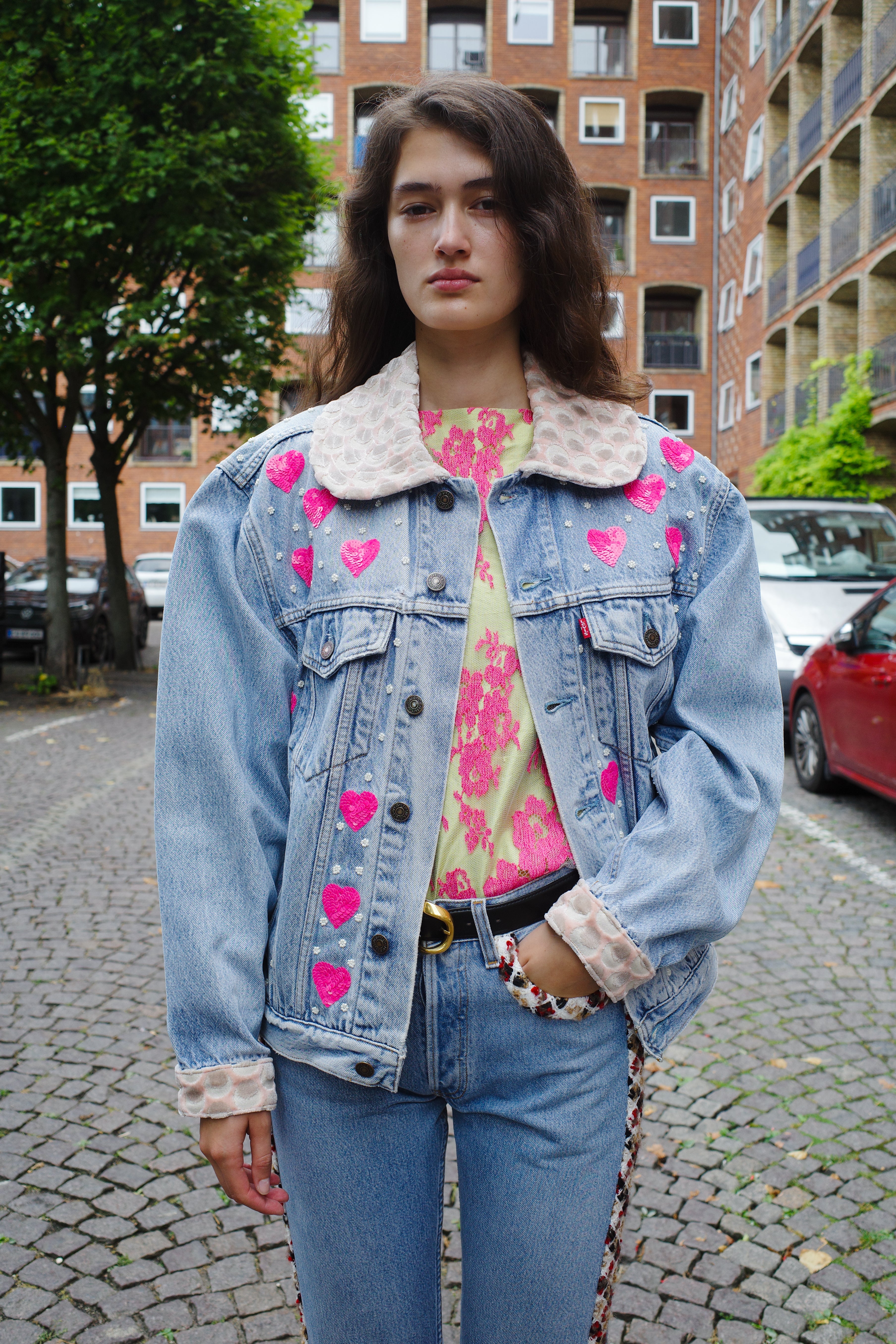 Upcycled Denim Jacket - One of a kind