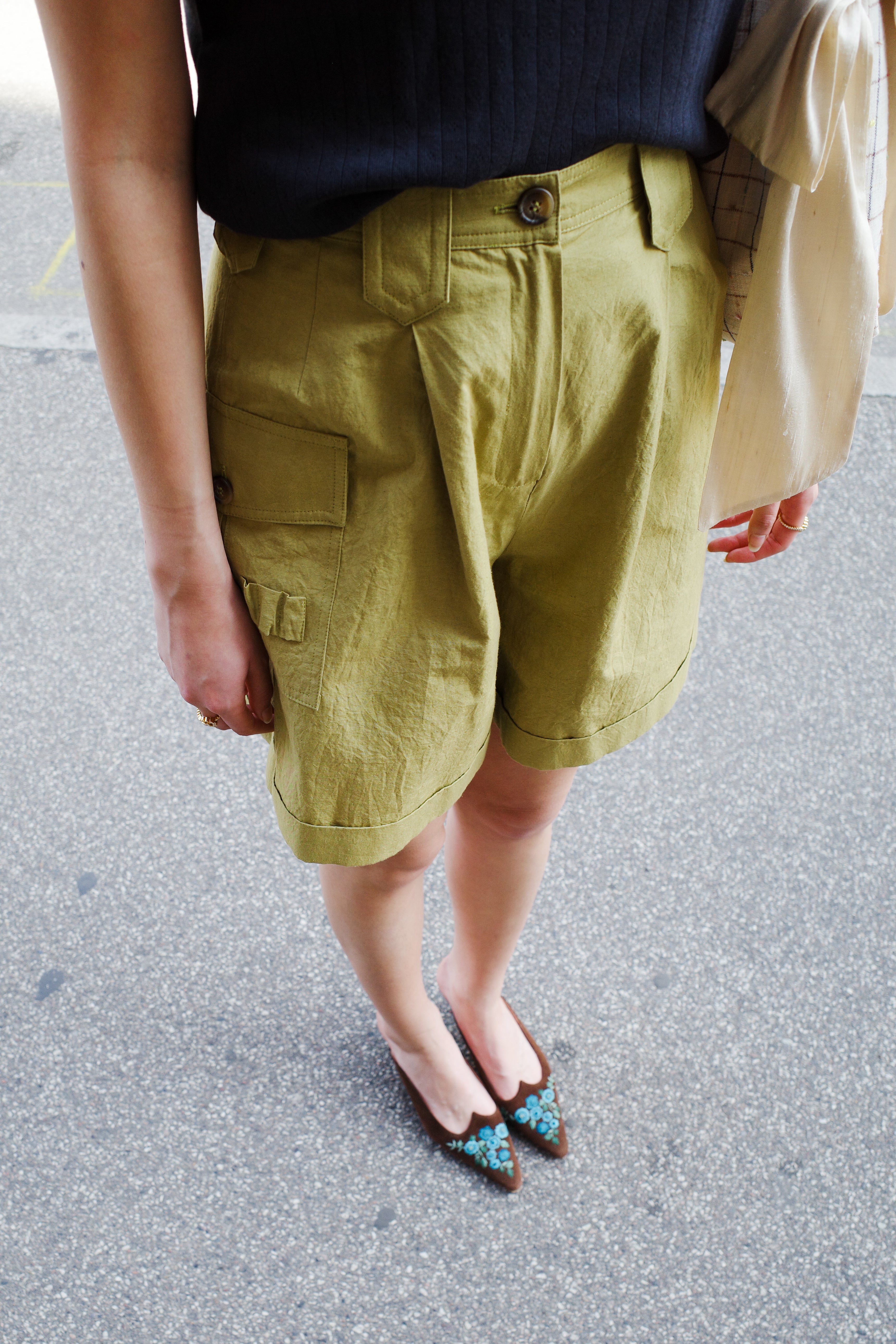 Beatrice Shorts - olive