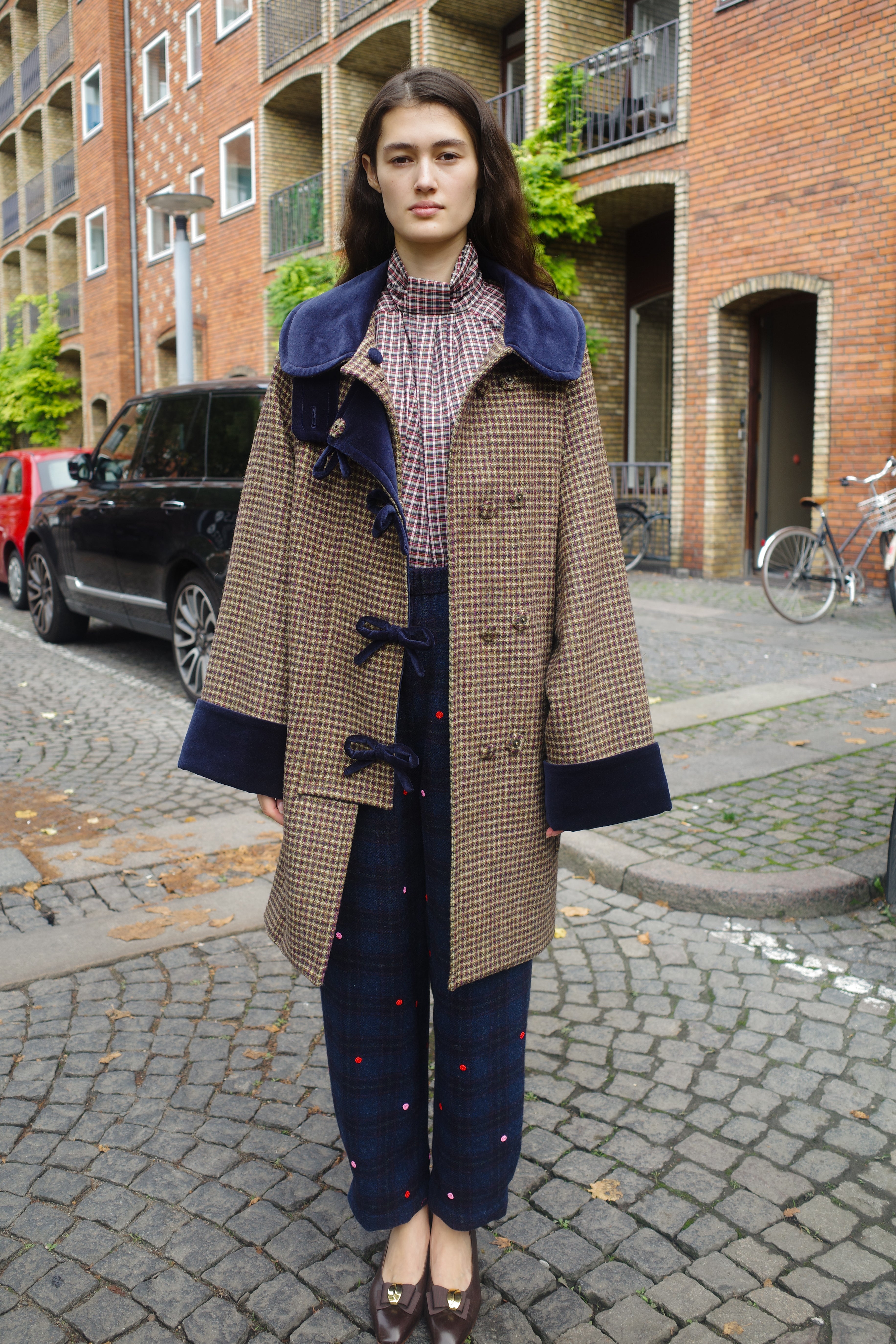 Thea Coat - Purple Harris Tweed Purple