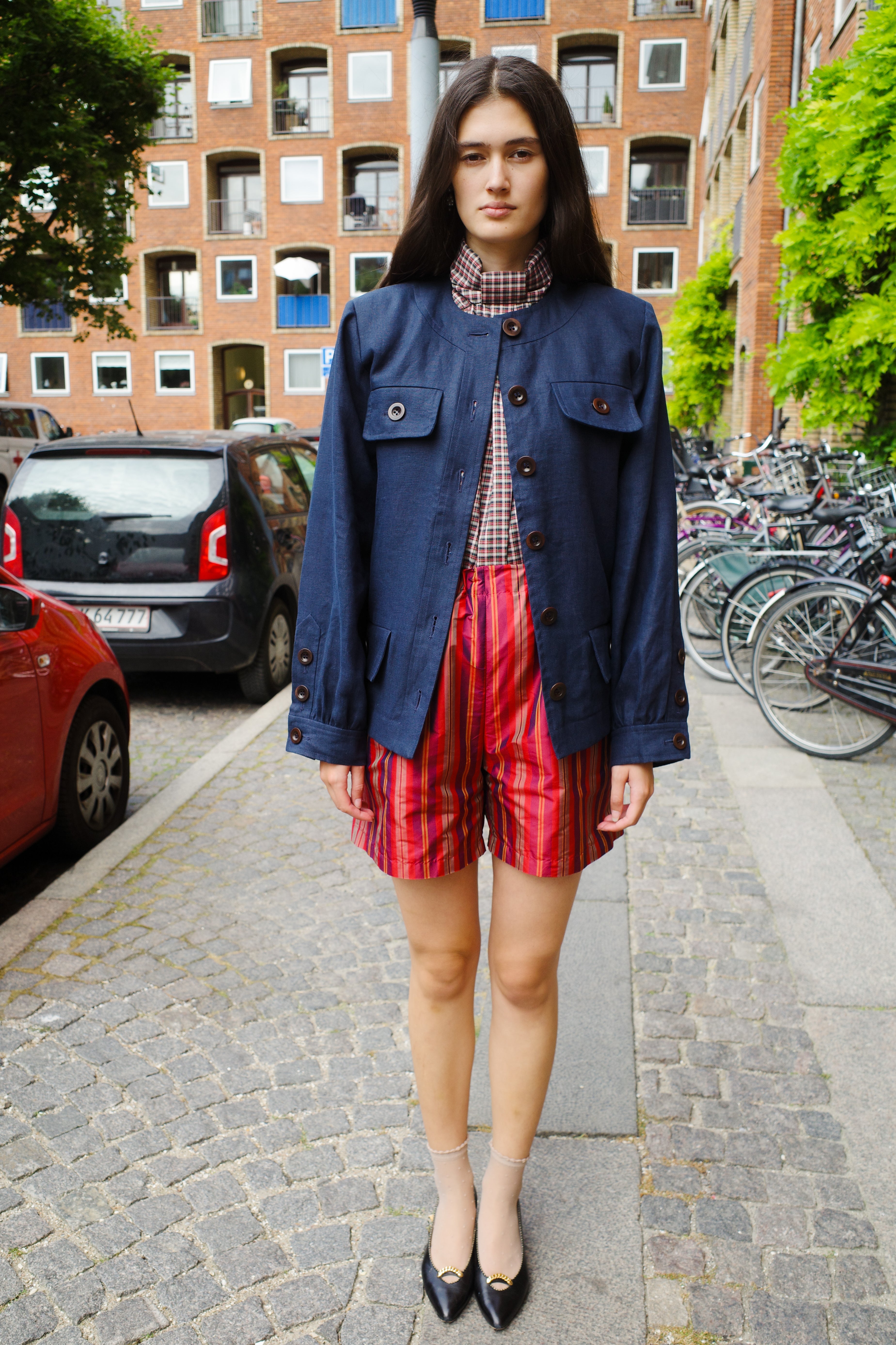 Iggy Jacket Linen Navy