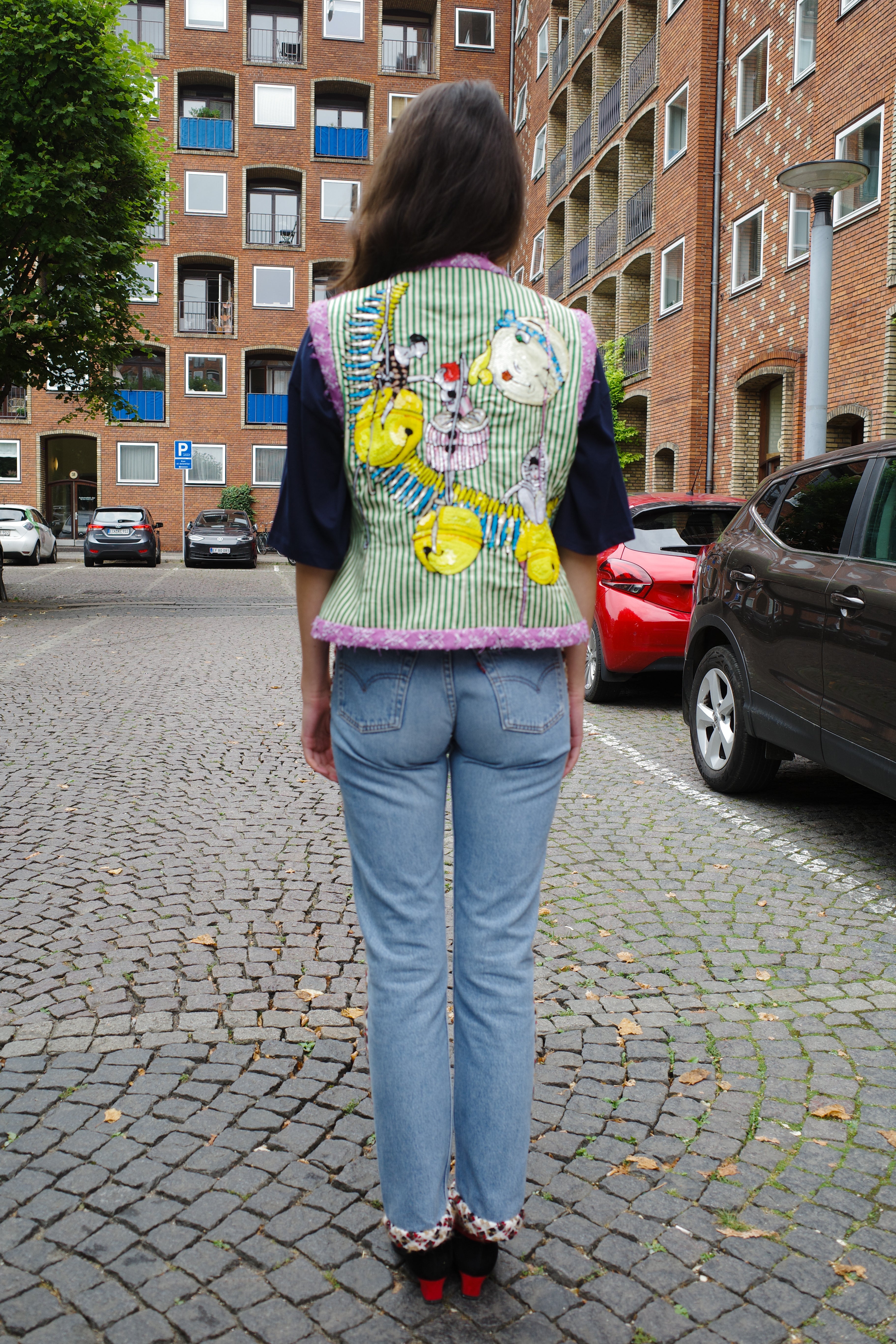 Tusnelda vest - One of a kind