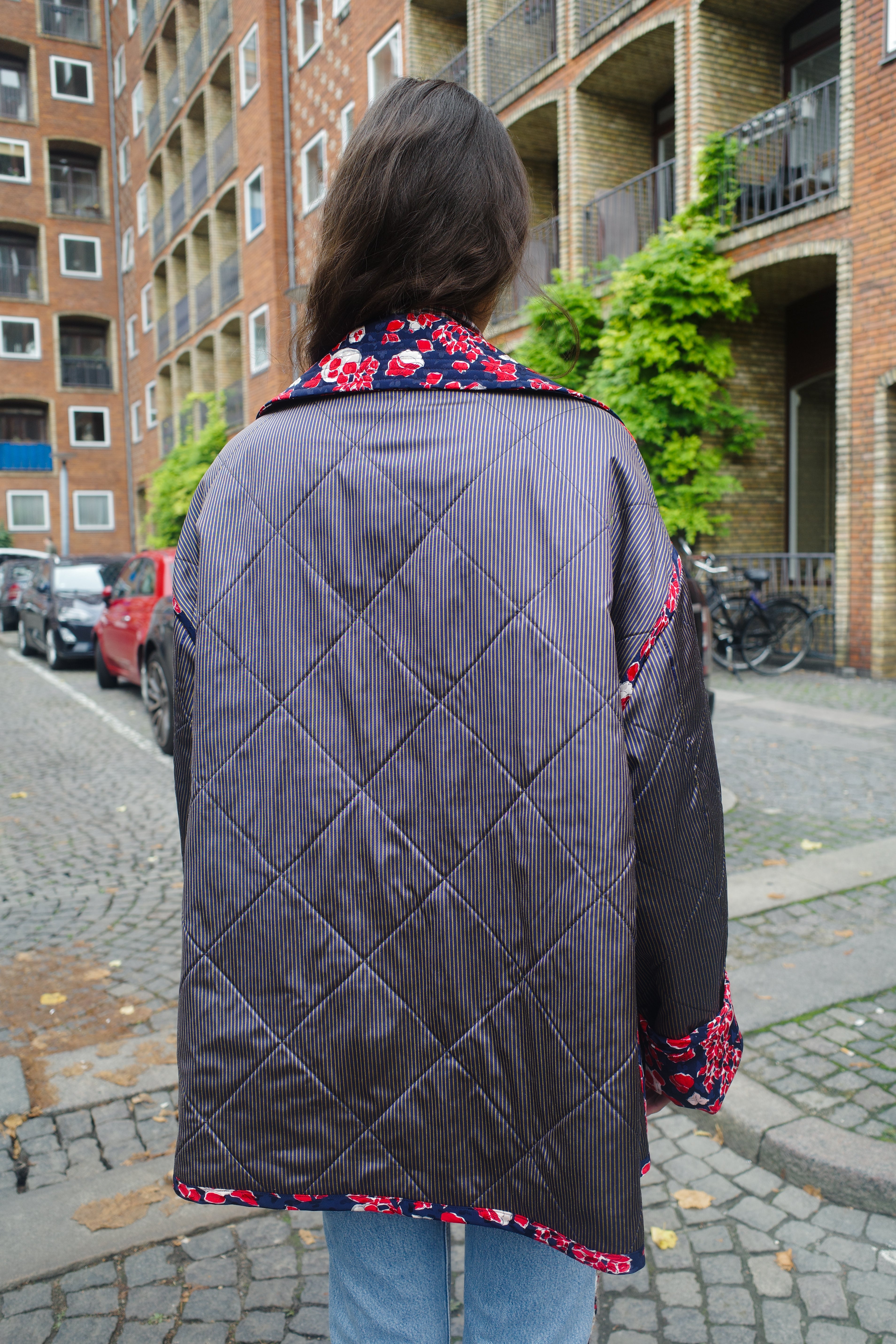 Alma quilted silk jacket