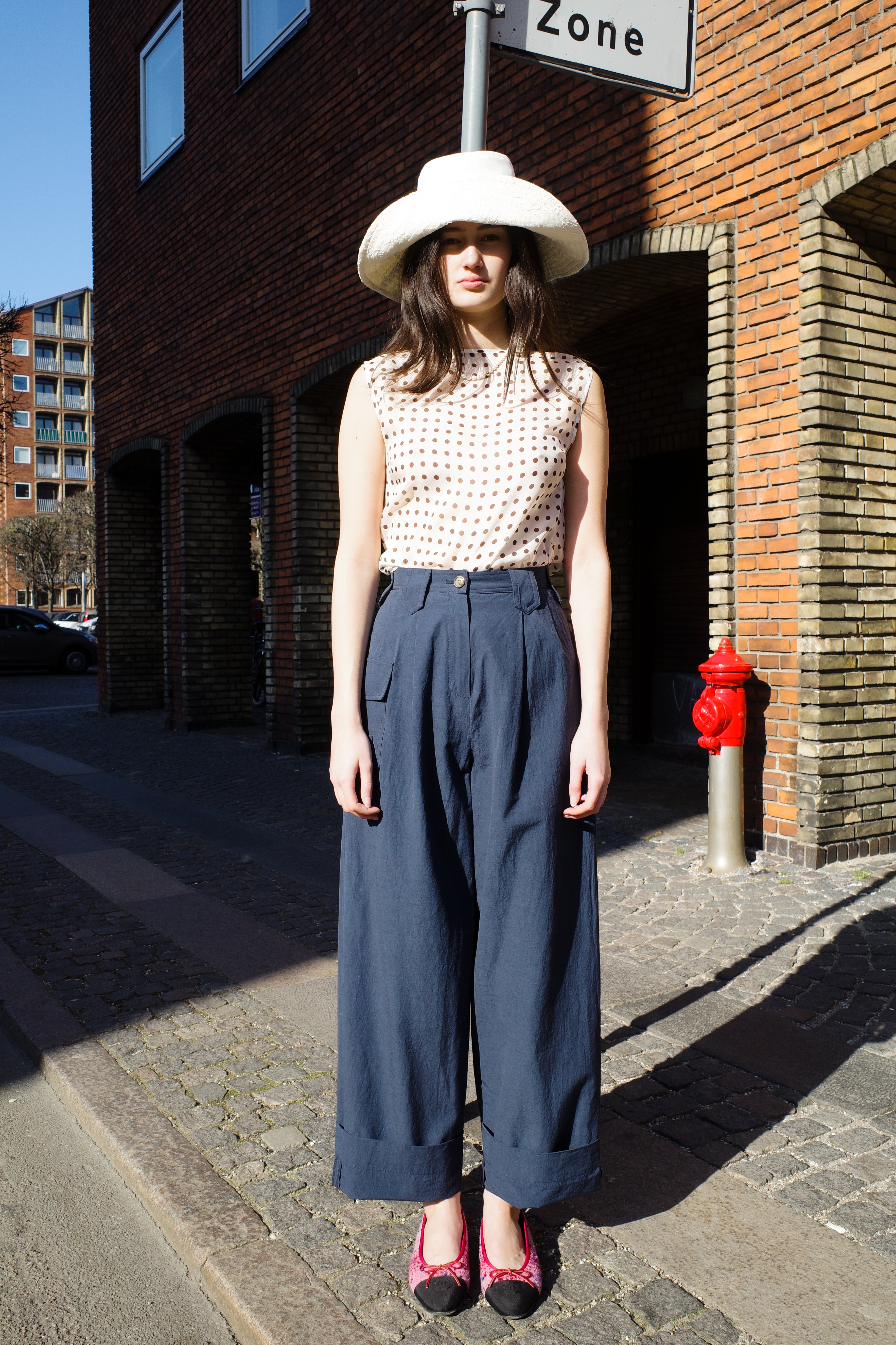 Beatrice Pants - Navy