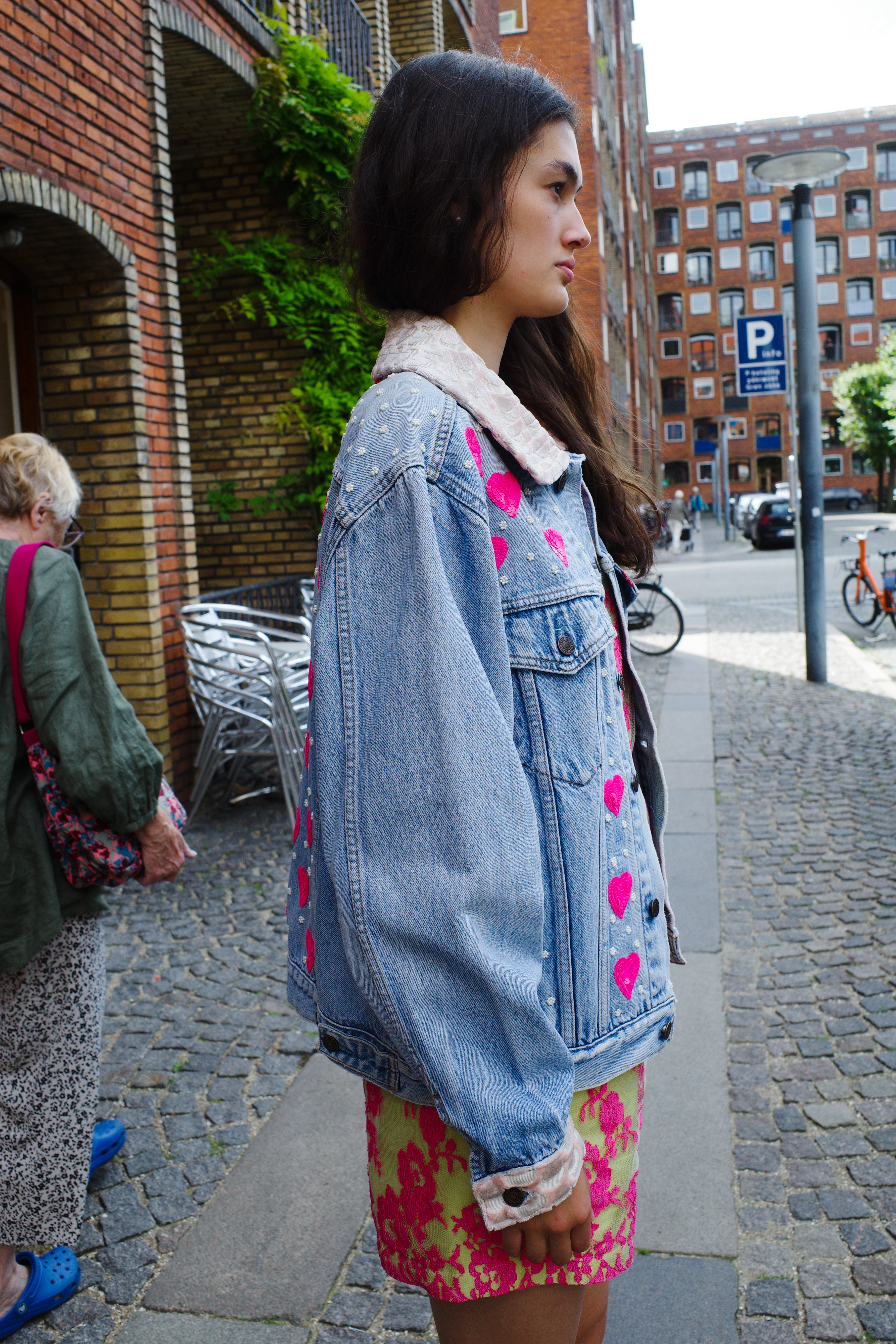 Upcycled Denim Jacket - One of a kind