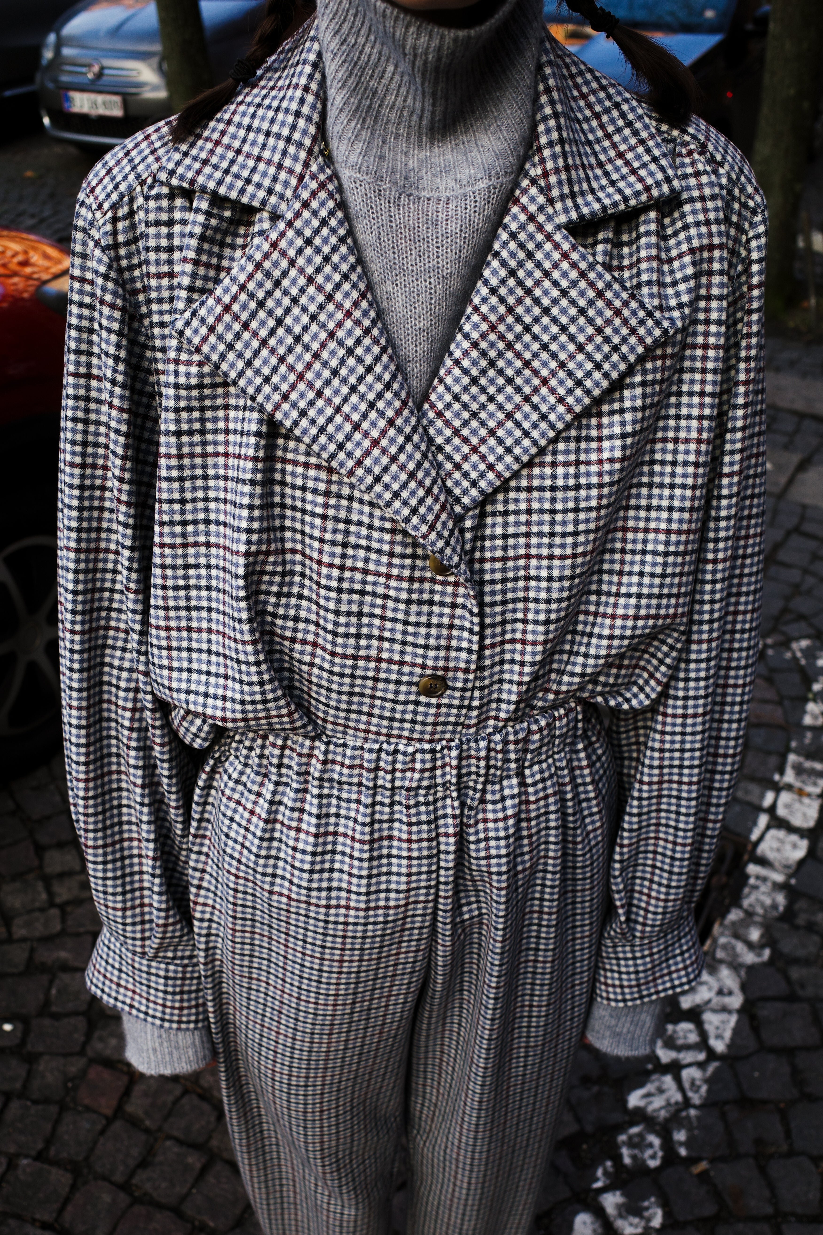 Bonsai Shirt - White Checkered