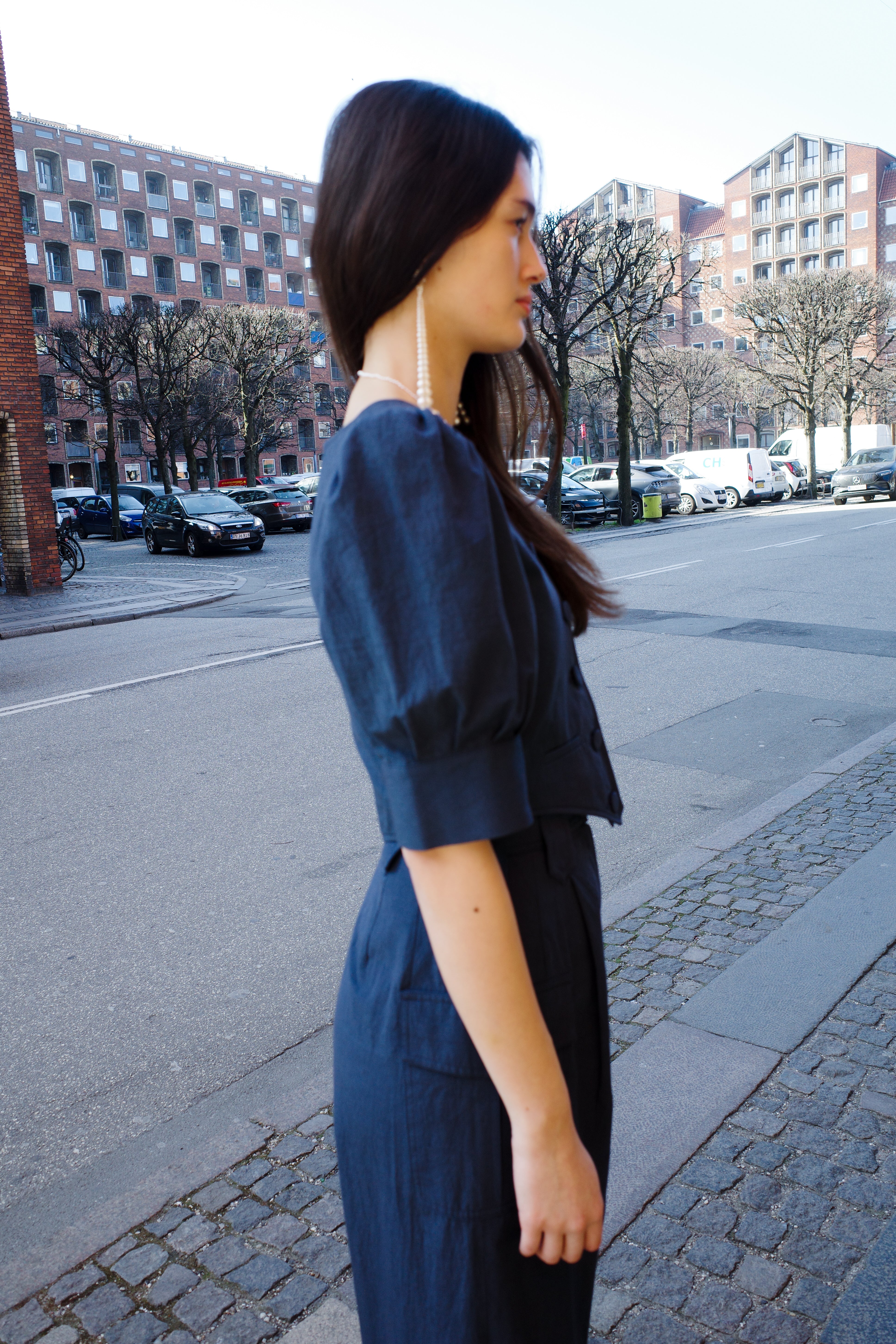 Laura Blouse - Navy