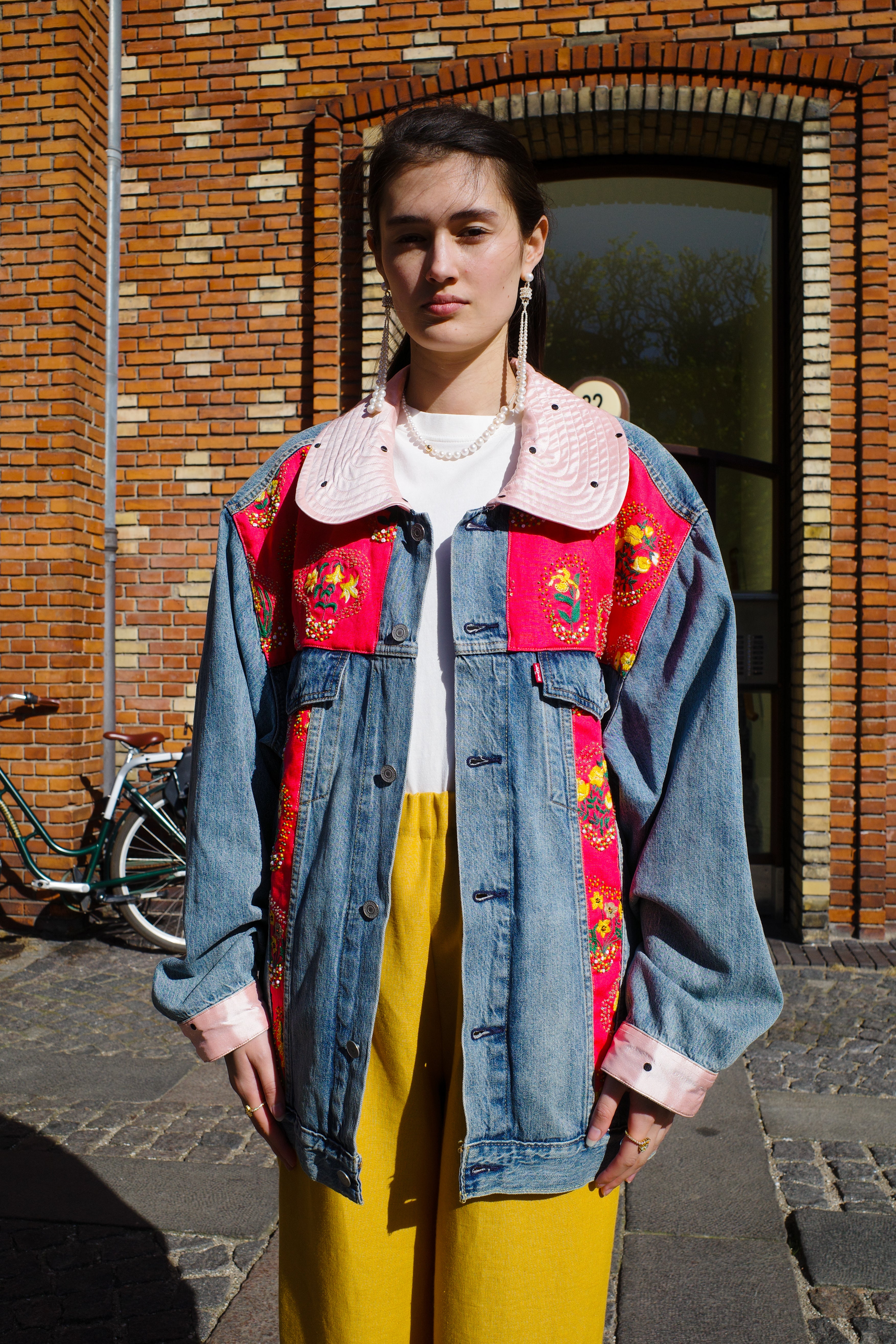 Upcycled Denim Jacket - One of a kind