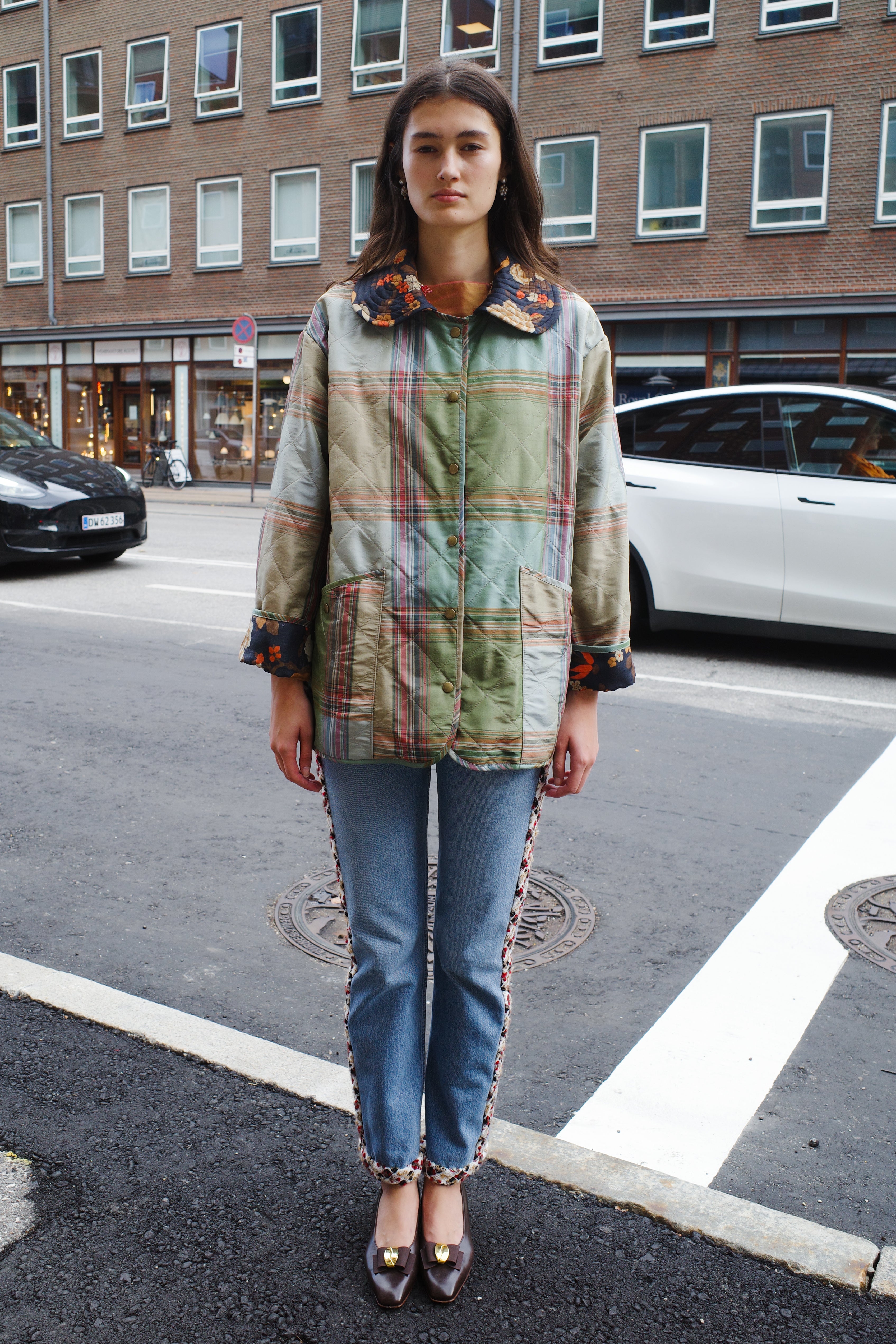 Alma quilted silk jacket