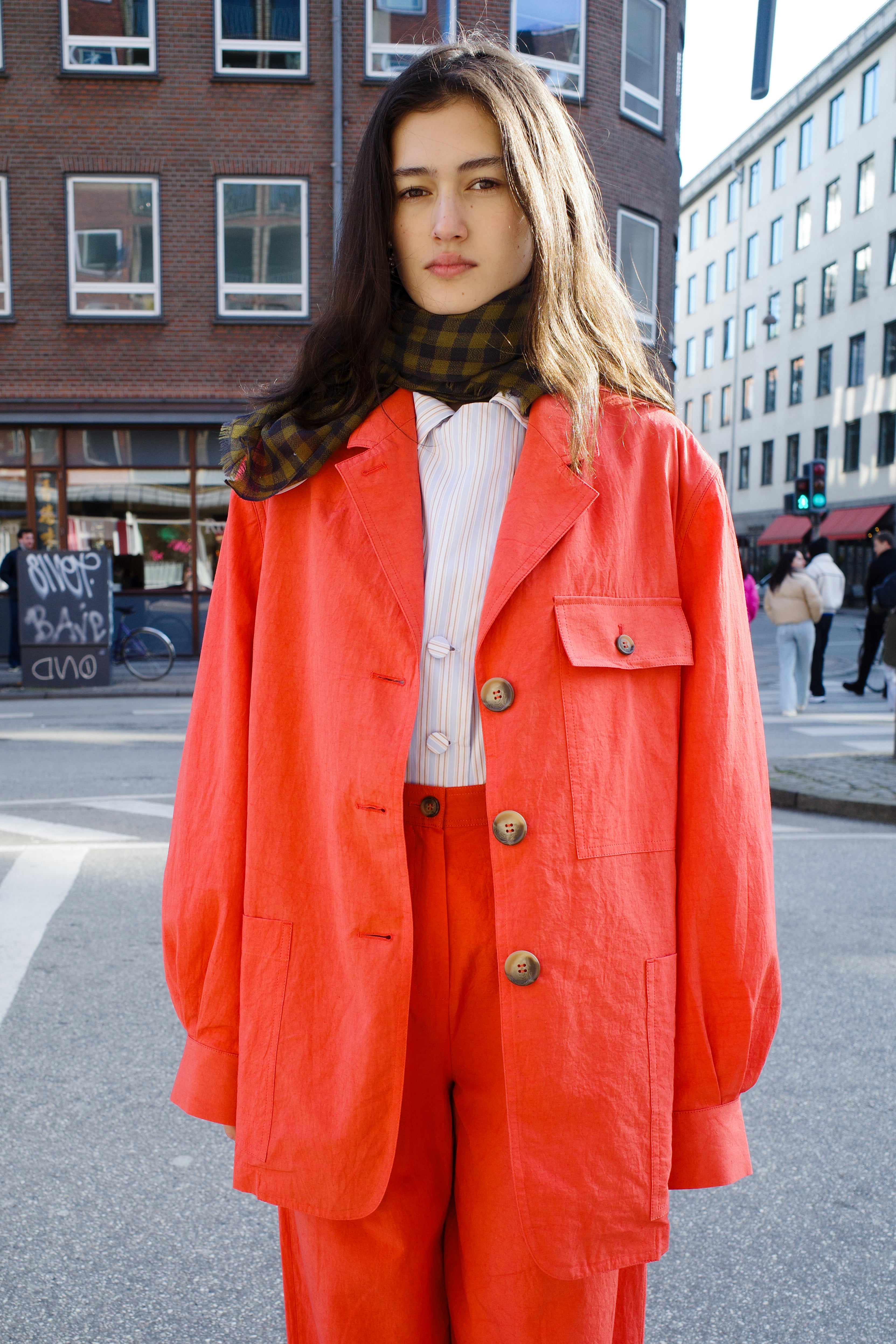 Frederik Jacket - orange red