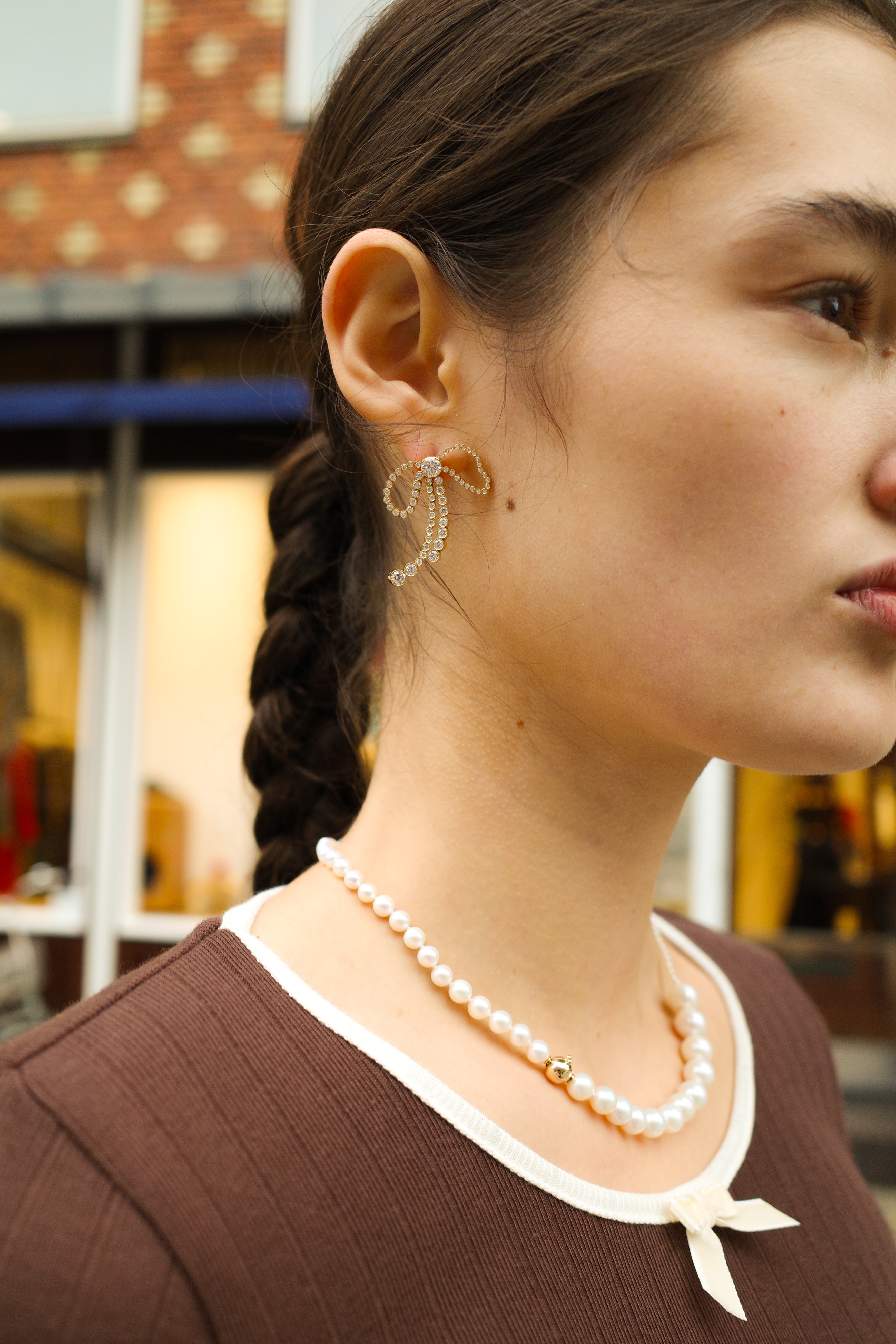 Rosette Earring - Left