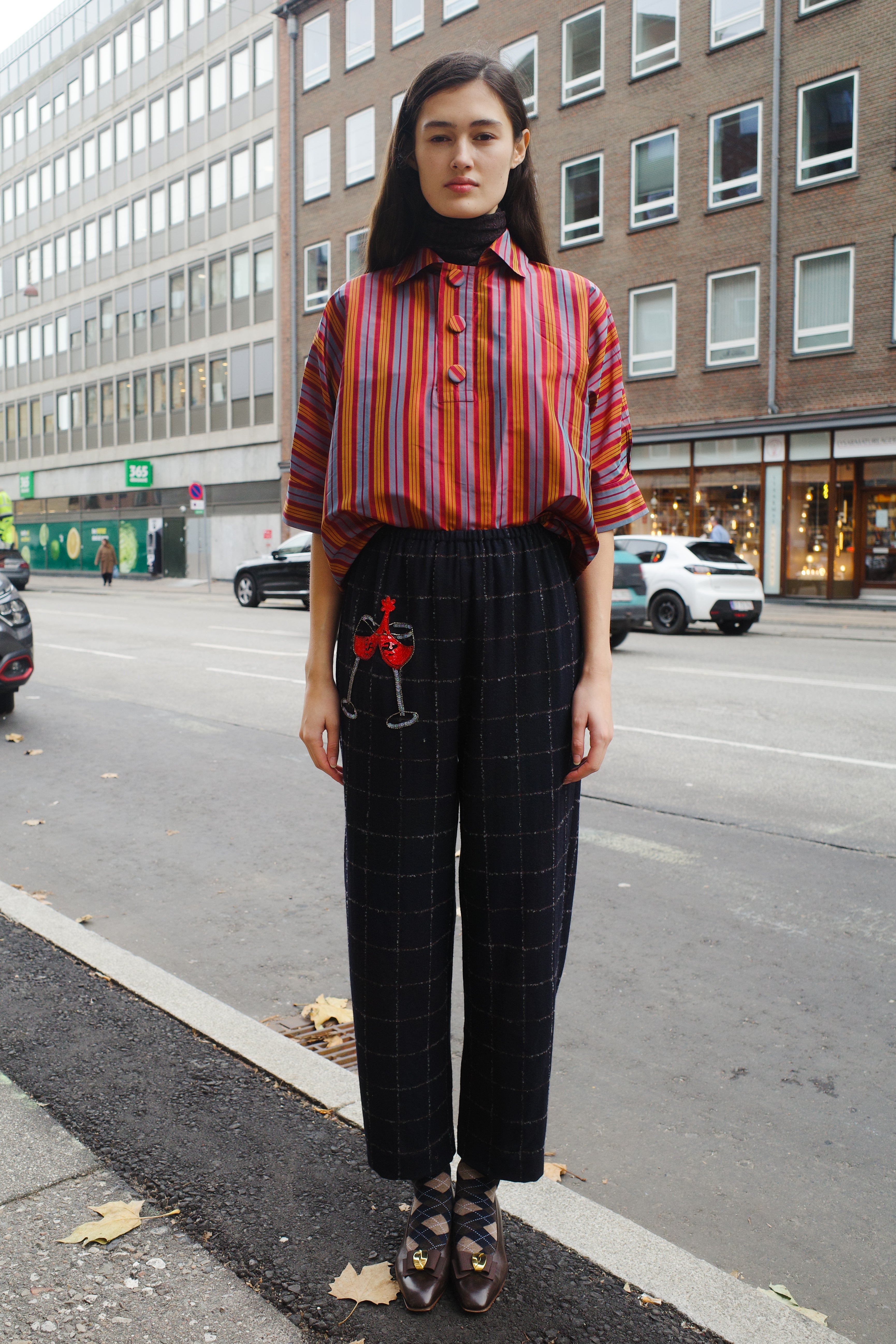 Lisbeth Blouse Striped silk