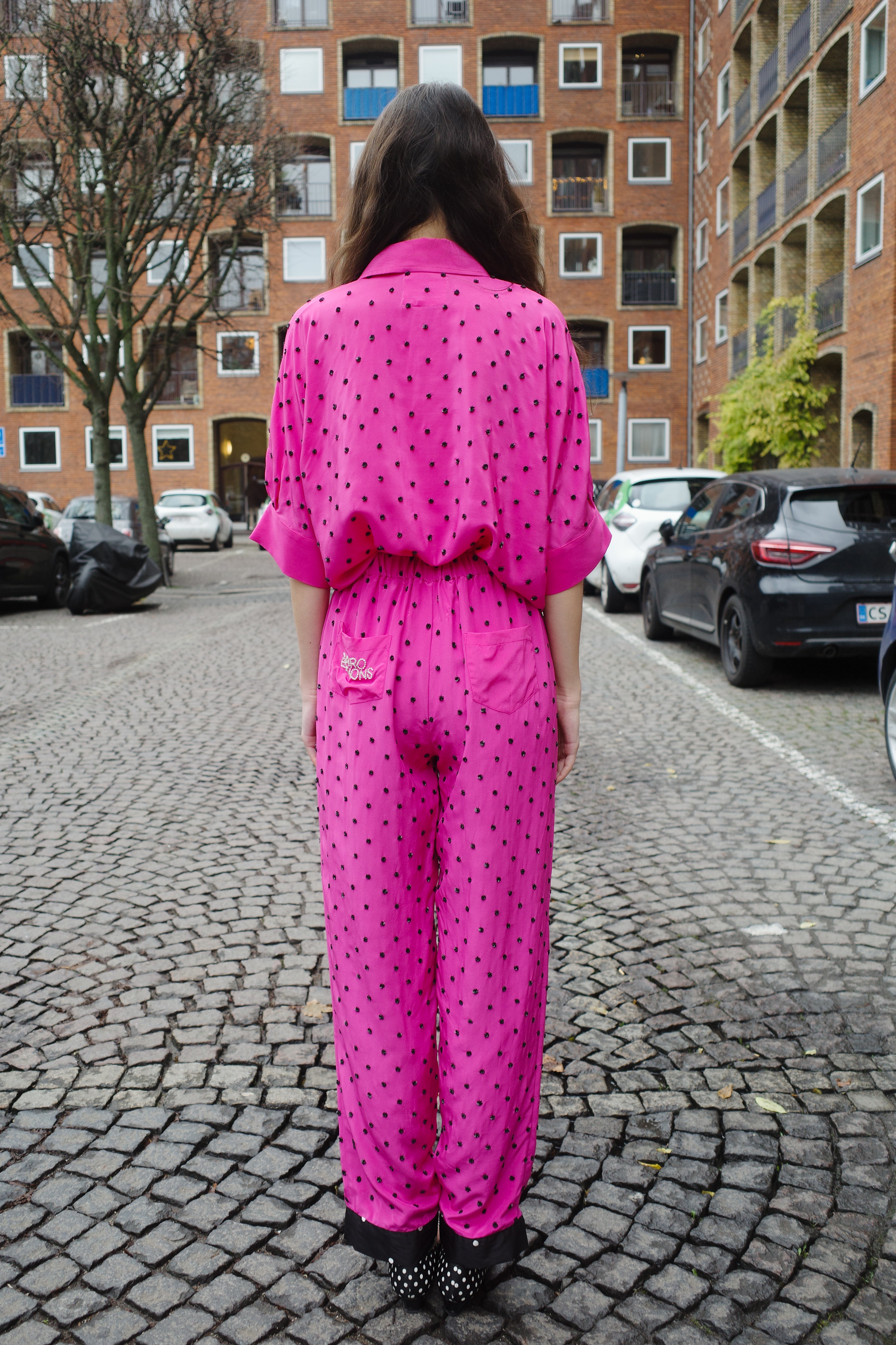 COCO PANTS SILK PINK