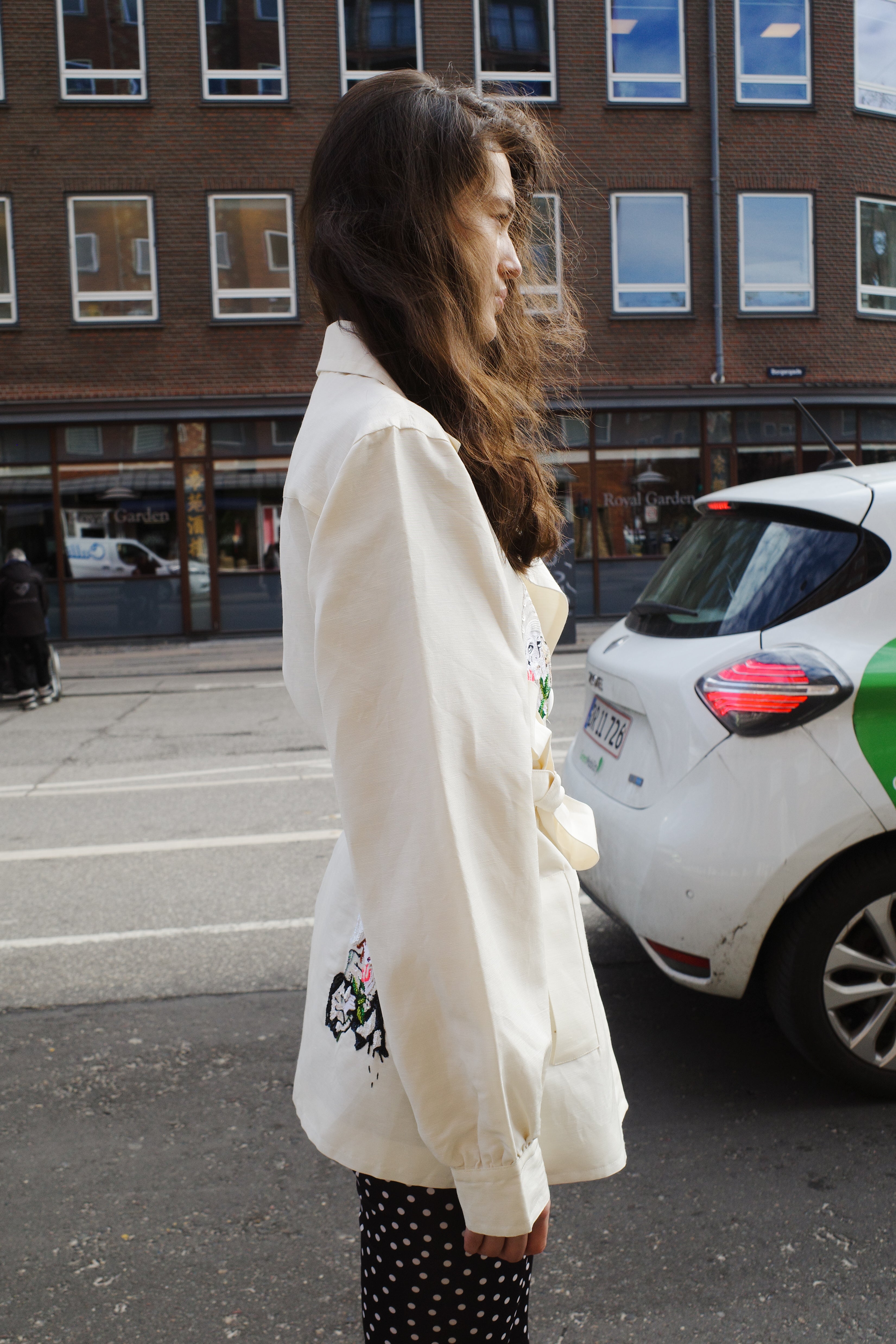 COCO JACKET MOIRE WHITE - CLOWNS