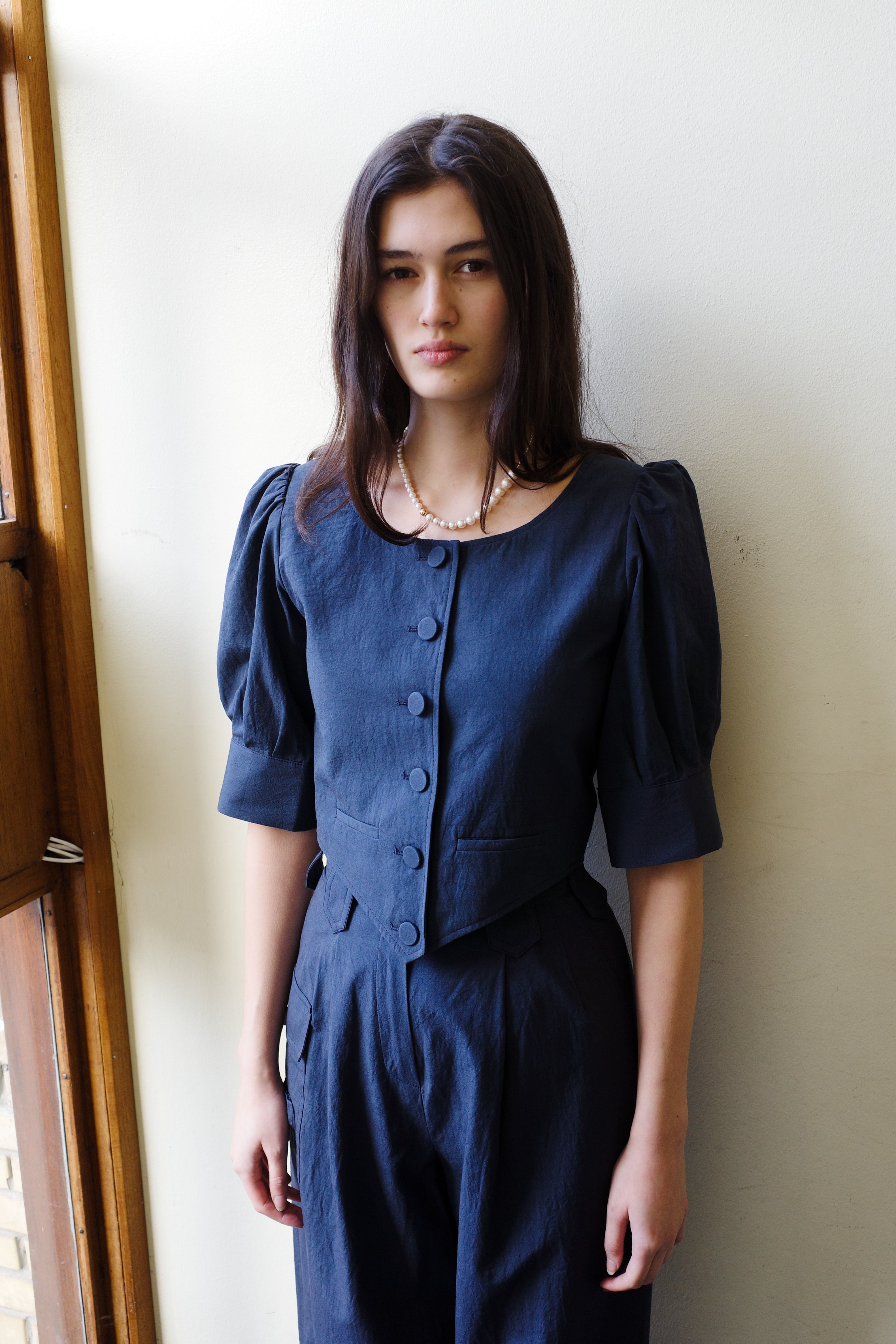 Laura Blouse - Navy