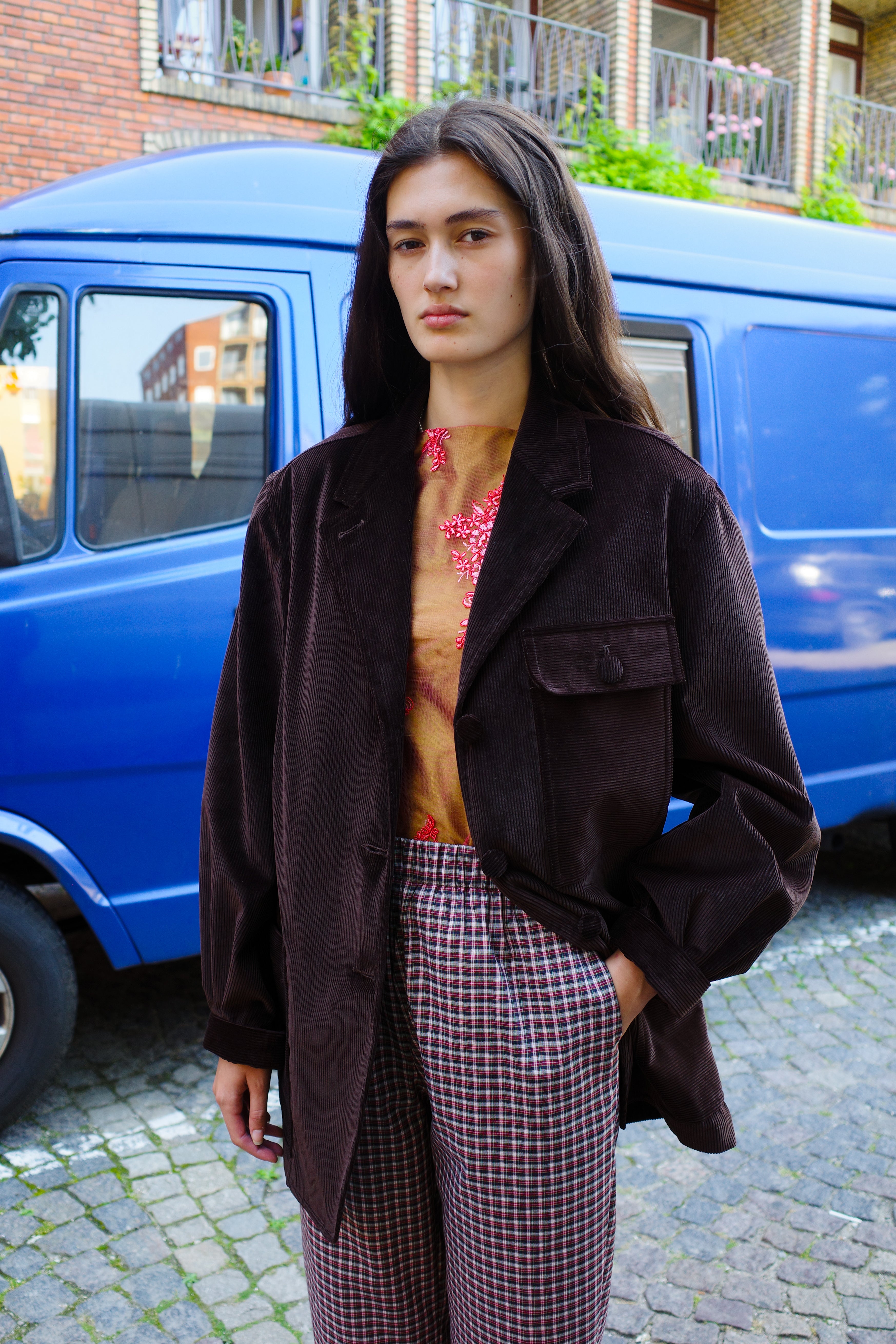 Frederik Jacket Corduroy Cotton Brown Cord