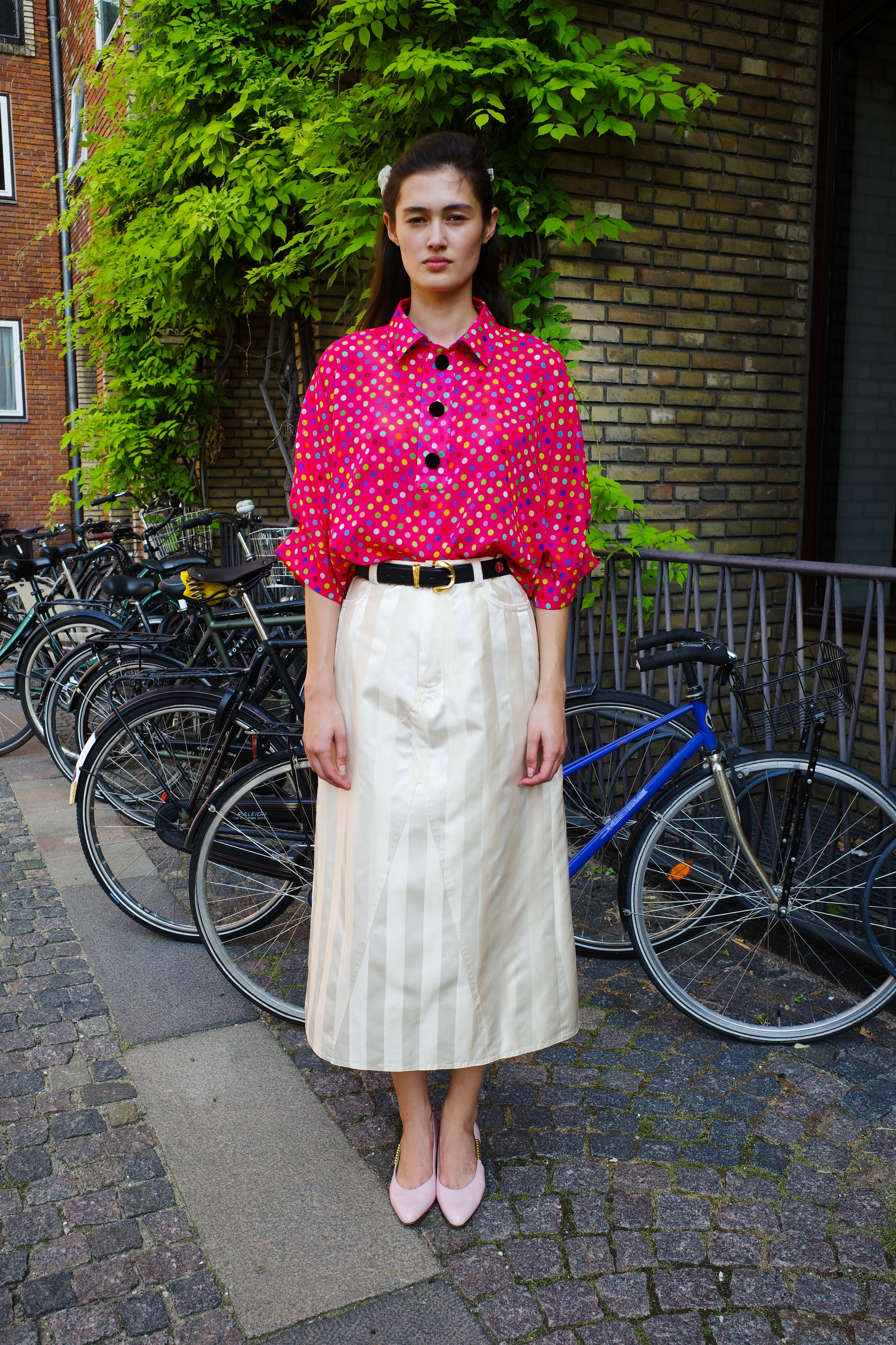 Nunu long skirt silk