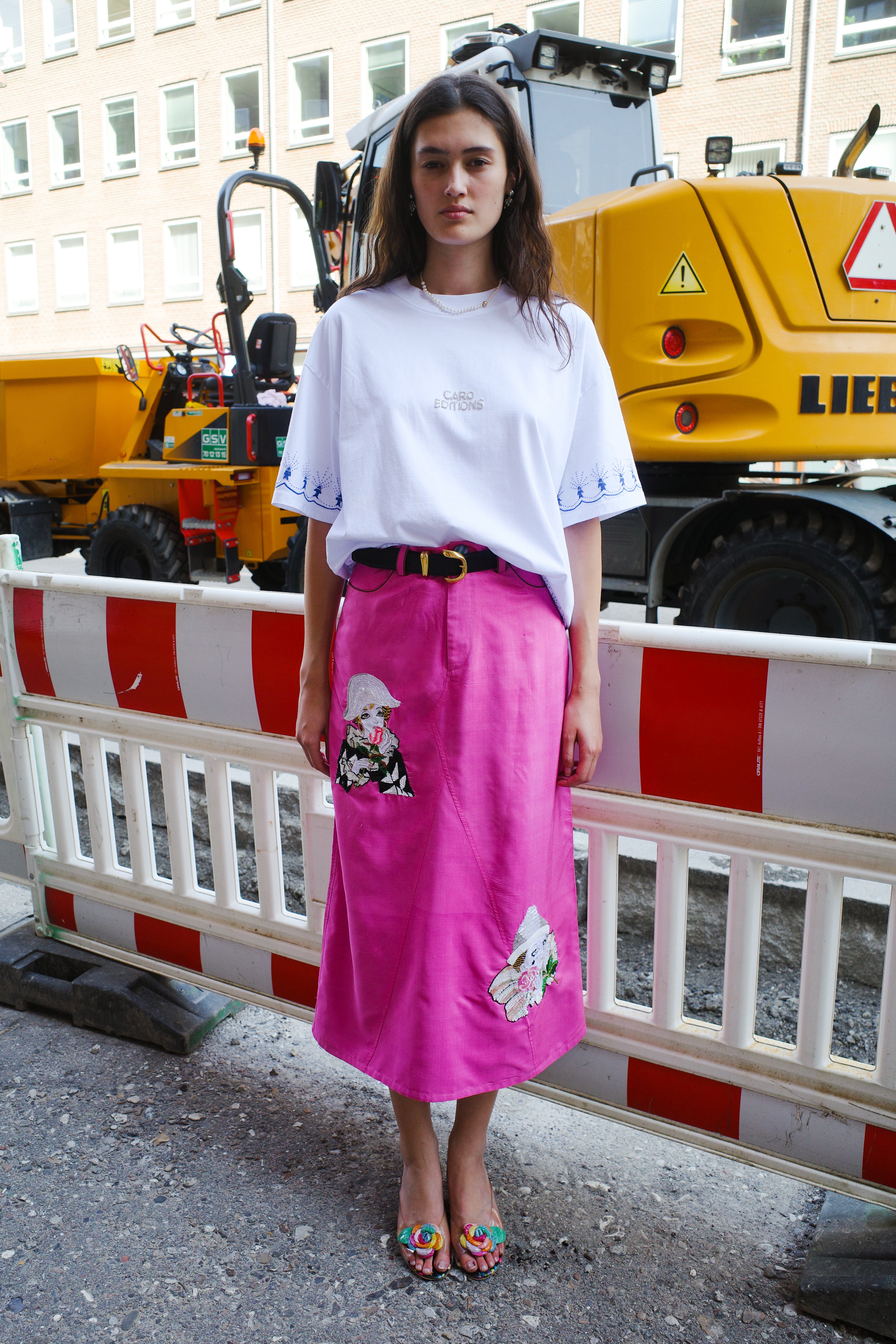 Nunu long skirt silk