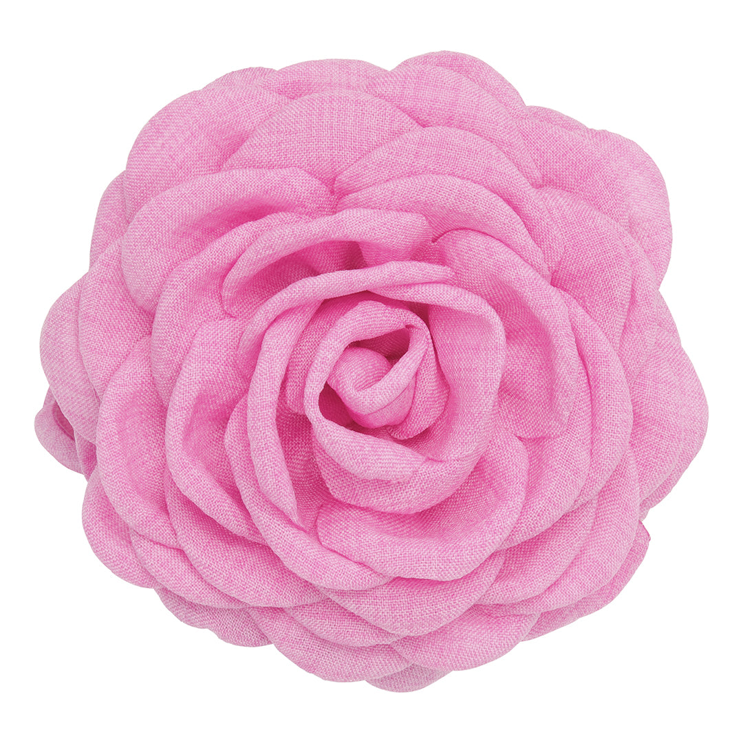 The Rosie Hair Clip in Pink.  Polyester Acetate 12cm wide
